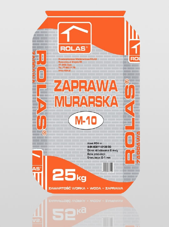 Zaprawa murarska M10 - worek 25kg